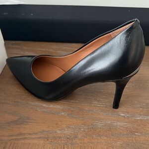 Calvin Klein Black Leather Heels